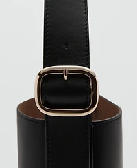Mango Women's Asymmetric Stiletto Shopper Bag