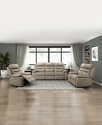 Homelegance White Label Rittman 87" Power Double Reclining Sofa