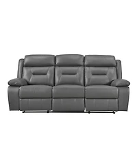 Homelegance White Label Corvallis 87" Double Reclining Sofa