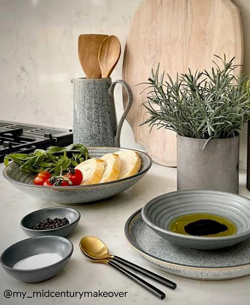 Denby Studio Grey Medium Ridged Bowl