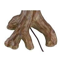 Barnes and Ivy Forrest Sequoia Tree Rustic Country Cottage Floor Lamp 61" Tall Faux Wood Brown Wicker Drum Shade for Living Room Bedroom Office H