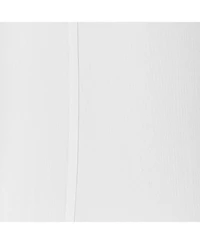 Imperial Shade White Medium Drum Lamp Shade 14" Top x 16" Bottom x 12" Slant (Spider) Replacement with Harp and Finial