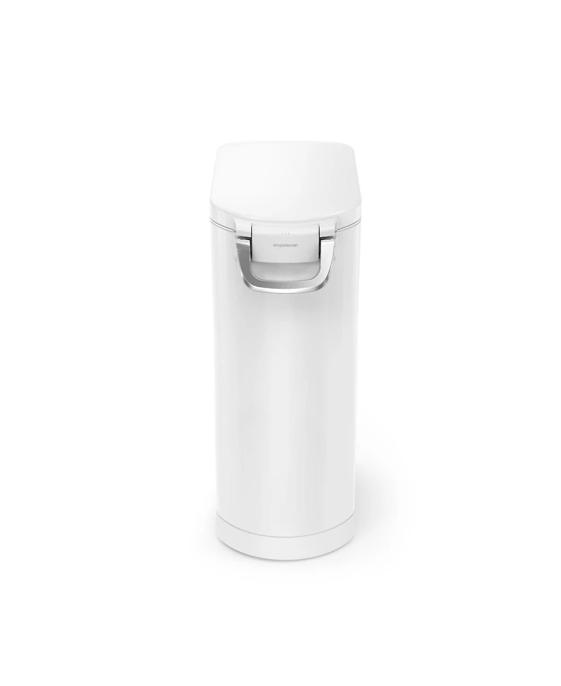 Simplehuman X-Large Pet Food Can, White Stainless Steel
