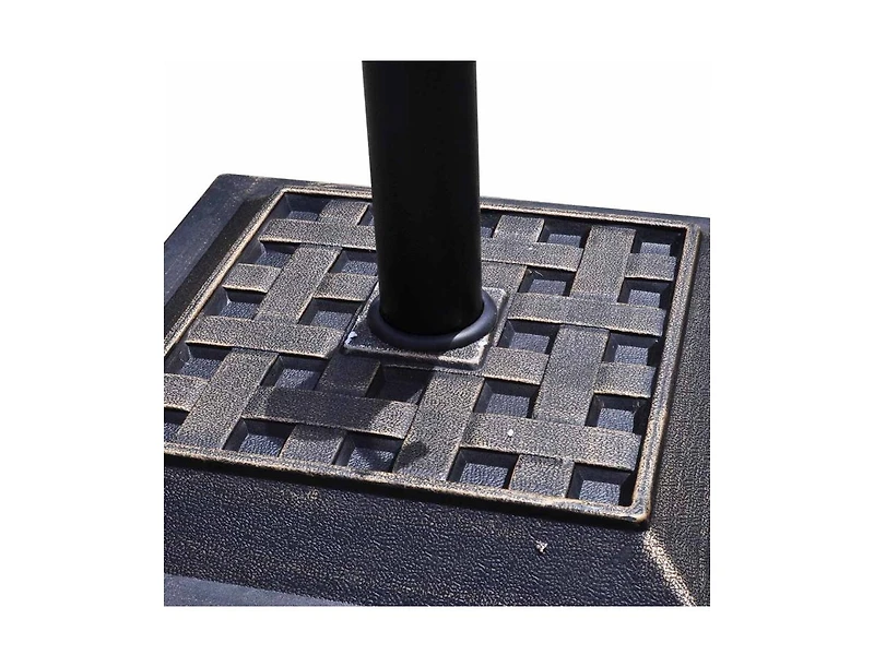 Slickblue Heavy Duty Square Umbrella Base Stand of 30 lbs for Outdoor