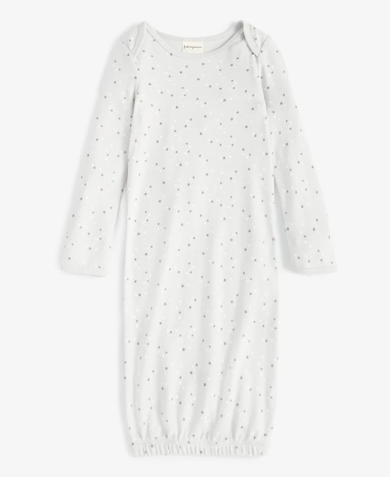 Baby Boy or Girl Cotton Stars Gown, Exclusively at Macy's