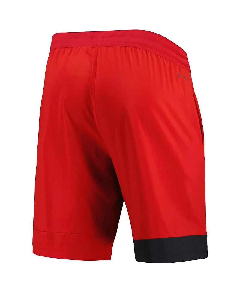 Adidas Men's Red Louisville Cardinals Aeroready Training Shorts