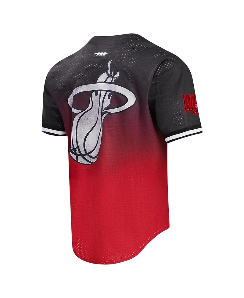 Pro Standard Men's Black Miami Heat 2023/24 City Edition Mesh Baseball Jersey