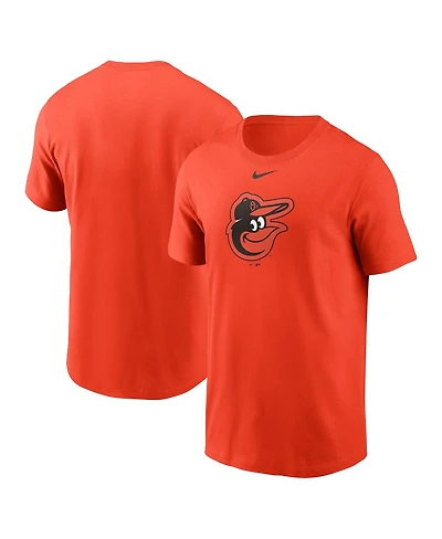 Nike Men's Orange Baltimore Orioles Fuse Logo T-Shirt