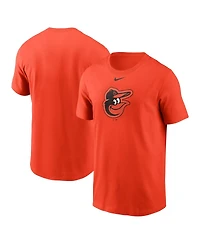 Nike Men's Orange Baltimore Orioles Fuse Logo T-Shirt