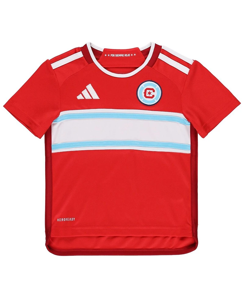 Adidas Toddler Red Chicago Fire 2024 Aeroready Team Jersey