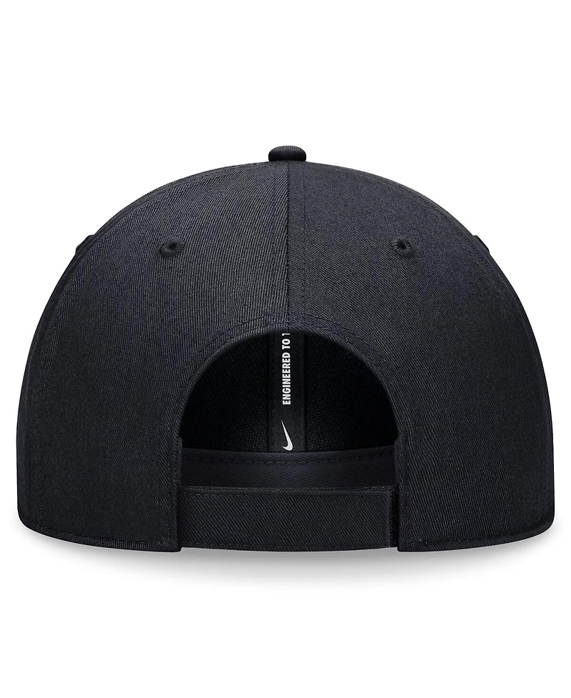 Nike Men's Navy Atlanta Braves Evergreen Club Performance Adjustable Hat