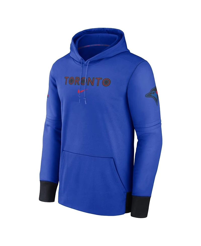 Nike Men's Royal Toronto Blue Jays 2024 City Connect Authentic Collection Practice Performance Pullover Hoodie