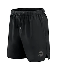 Fanatics Signature Men's Black Minnesota Vikings Front Office Woven Shorts