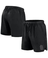 Fanatics Signature Men's Black St. Louis Cardinals Front Office Woven Shorts