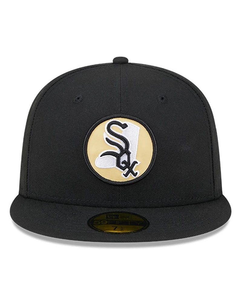 New Era Men's Black Chicago White Sox 59FIFTY Day Team Pop Fitted Hat