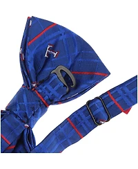 Eagles Wings Men's Royal Texas Rangers Oxford Bow Tie