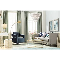 Possini Euro Design Leala Modern Accent Table Lamp 21" High Faux Marble Gold Metal White Drum Shade for Bedroom Living Room Bedside Nightstand Of