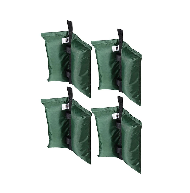 4Pcs Weight Sand Bag Oxford for Outdoor Easy Pop Up Canopy Instant Tent Gazebo Shelter Green