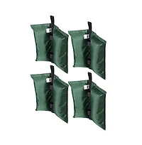 4Pcs Weight Sand Bag Oxford for Outdoor Easy Pop Up Canopy Instant Tent Gazebo Shelter Green