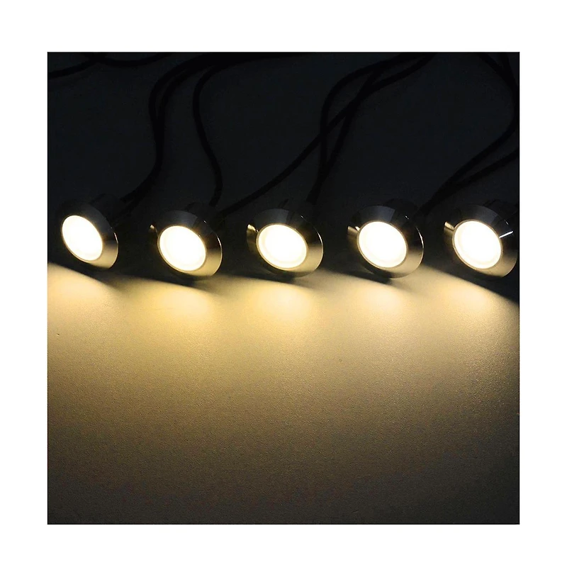 10 x Deck Lights Decor Garden Mall Outdoor Romantic Beauty Step Stair Lamp Waterproof