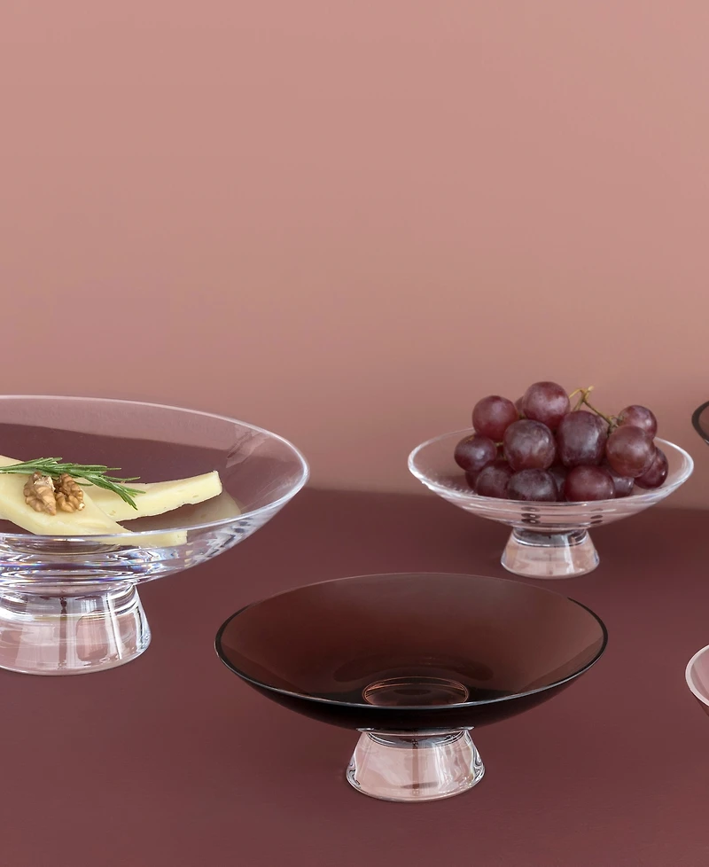 Nude Glass Silhouette Serving Bowl