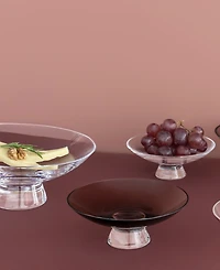 Nude Glass Silhouette Serving Bowl