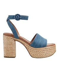 Marc Fisher Ltd Women's Palyca Block Heel Open Toe Dress Sandals