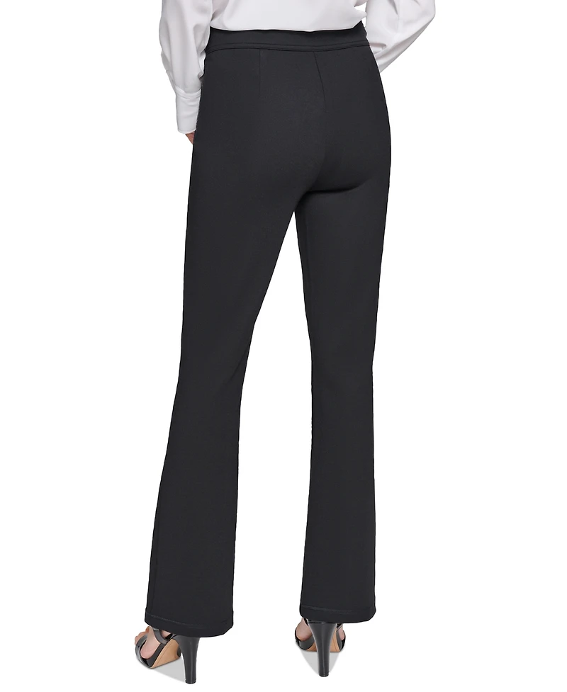 Karl Lagerfeld Women's Pull-On Ponte-Knit Pants