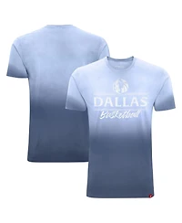 Sportiqe Men's and Women's Blue Dallas Mavericks Bingham Sun-Fade T-Shirt