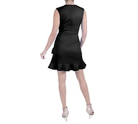 Julia Jordan Women's Ruffled Cocktail Dress