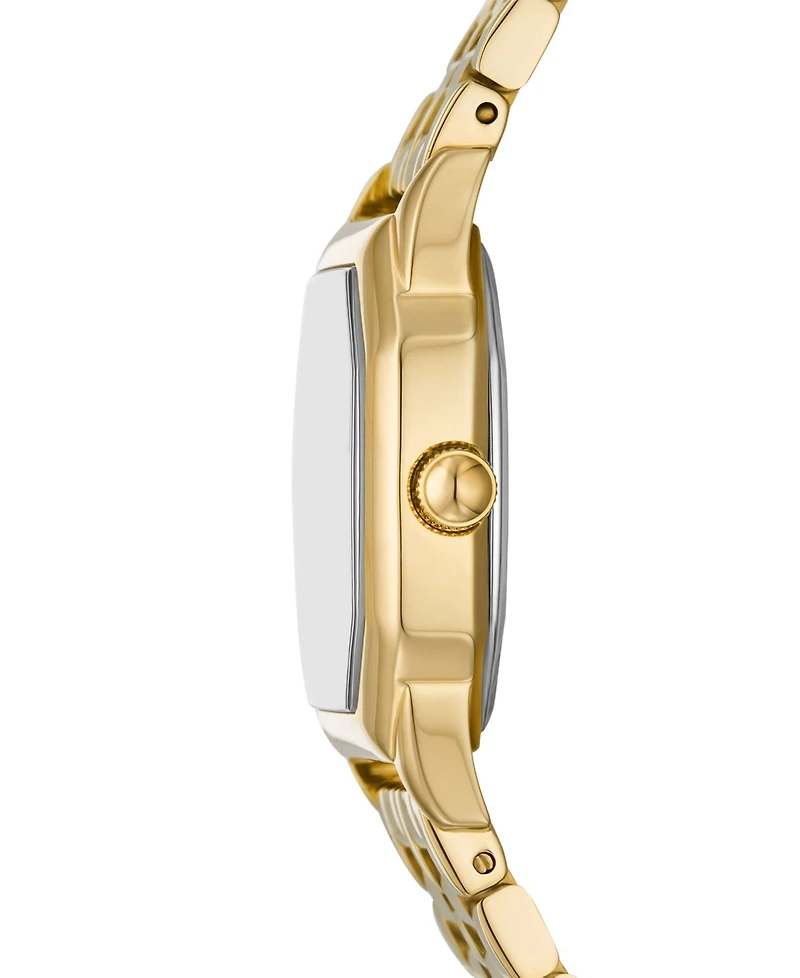 Fossil Women's Harlow Three-Hand Gold-Tone Stainless Steel Watch 27mm