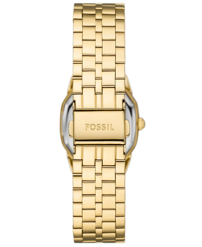 Fossil Women's Harlow Three-Hand Gold-Tone Stainless Steel Watch 27mm