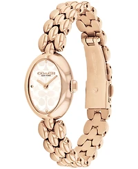 Coach Women's Carnation Gold Tone Sammy Watch 22.5mm