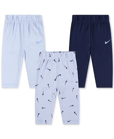 Nike Baby Boys or Girls Essentials Pull-On Pants, Pack of 3