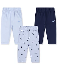 Nike Baby Boys or Girls Essentials Pull-On Pants, Pack of 3