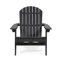 Streamdale Furniture Rustic Adirondack Chair Acacia Wood, Foldable, Traditional Slats