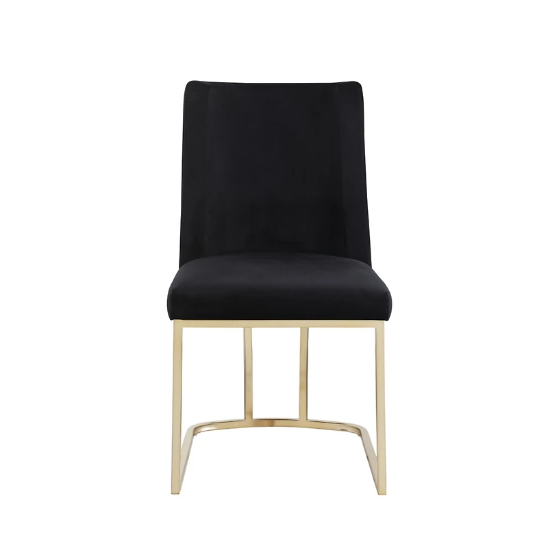 Streamdale Velvet Upholstered Dining Chairs (Set of 2)