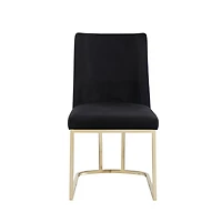 Streamdale Velvet Upholstered Dining Chairs (Set of 2)