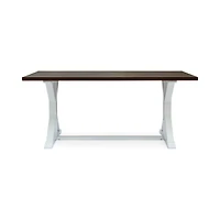 Streamdale Acacia Wood Dining Table Rustic-Contemporary Charm for Gatherings