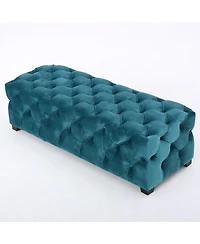Streamdale Velvet Ottoman Bench Elegance and Style