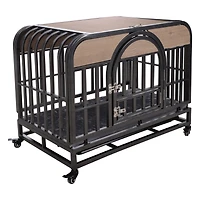Streamdale Sturdy Pre-Assembled Dog Crate with Enhanced Safety and Comfort