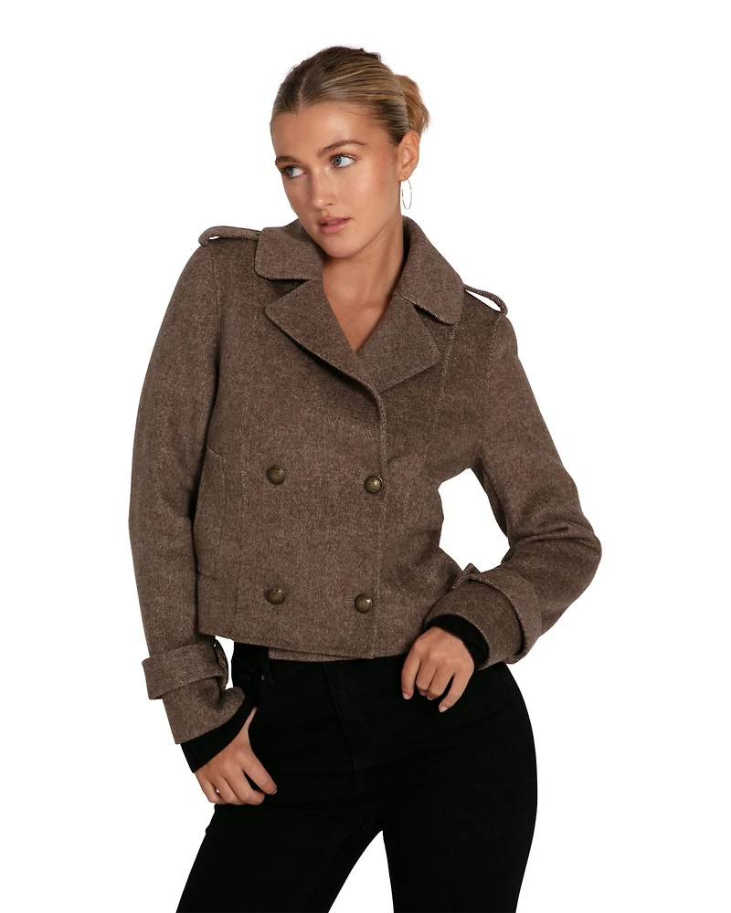 Belle & Bloom Better Off Military Peacoat