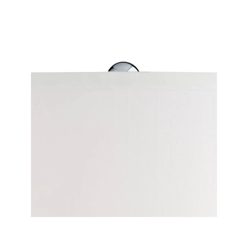 Roxanne Modern Coastal Table Lamp with Usb Charging Port and Nightlight Led 25" High Blue Art Glass White Drum Shade for Living Room Desk Bedroom Hous