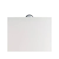 Roxanne Modern Coastal Table Lamp with Usb Charging Port and Nightlight Led 25" High Blue Art Glass White Drum Shade for Living Room Desk Bedroom Hous