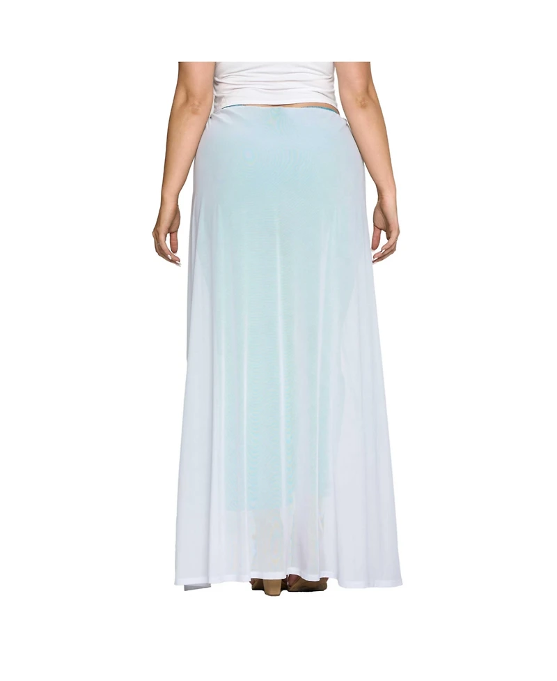 L I V D Plus Mesh Walk Through Pants