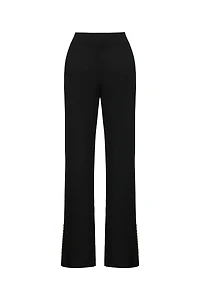 Nocturne Women's Mother of Pearl Beaded Knit Pants