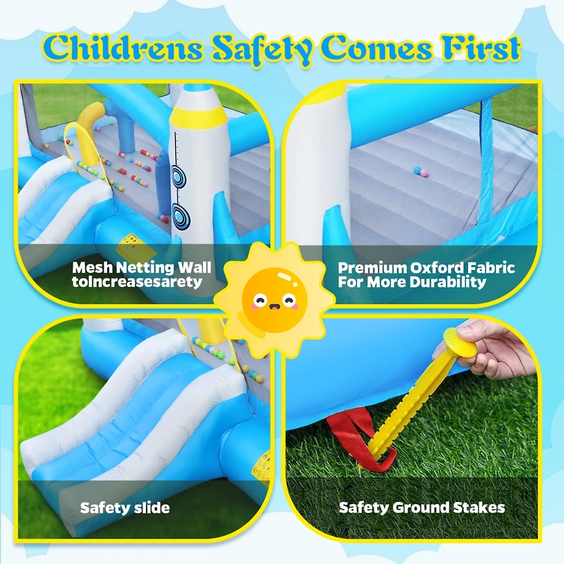 Streamdale Bouncer With Blower - 198" X 180" Play Area, 96" Tall