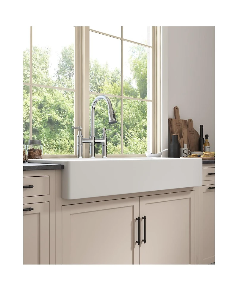 37 L X 19 W Farmhouse/Apron Front Kitchen Sink