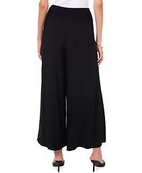 Vince Camuto Women's Smocked-Waist Wide-Leg Pants