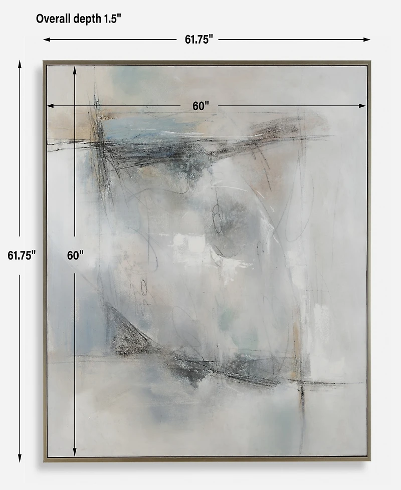 Uttermost Contort Hand Painted Canvas